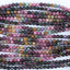 BITEFU 1 Strand Tourmaline Round Shape Loose Beads, Genuine, DIY Accessories, Stone, Jewelry