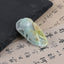 Carved Natural Jade Cicada Gemstone Pendant Bead,Unique Pendant for Necklace,Jewelry DIY Making,41x20x12mm,15.2g