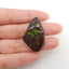 New! Natural Ammolite Gemstone Cabochon,Semi Precious Gemstones for Jewelry Making,35x21x8mm,9.2g