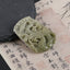 Natural Jadeite Jade Dragon Pendant, Drilled Gemstone Pendant,Gemstone Carving For Jewelry DIY Making Charm Gift Accessories,53×40×6mm,25g