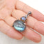 Silver Accessories! Natural Labradorite Gemstone With Silver 925 Pendant, Popular Gemstone Pendant , 27x20x10mm, 7.8g