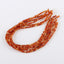 BITEFU 1 Strand Natural Red Agate Gemstone Necklace Loose Beads, Jewelry DIY Making