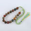 1 Strand 34 Inch Natural Multi-Color Picasso Jasper Gemstone Necklace,Adjustable Necklace,20mm,201g