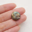 Natural Labradorite Carving Gemstone Cabochon,15x5mm,2.1g