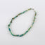 New Arrival! Natural Gemstone Blue Opal Beads Necklace, 925 Sterling Silver, 1 Strand, 15.7 Inch, 12x8x6mm, 4x2mm, 21g