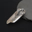 New! Natural Crystal Gemstone 925 Sterling Silver lizard Pendant, lizard Jewelry, 63x25x17mm, 34.3g