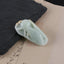 Carved Natural Jade Cicada Gemstone Pendant Bead,Unique Pendant for Necklace,Handmade Jewelry,44x24x13mm,20g