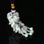 Teardrop Beads Green Jade Car Charm Tassel Car Pendant