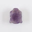 BITEFU Carved Natural Amethyst Buddha Head Gemstone Pendant Bead, 12g