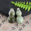 Natural Jadeite Jade Gourd Shape Pendant, Drilled Gemstone Pendant,Gemstone Carving For Jewelry DIY Making Charm Gift Accessories,30×15mm,19.7g