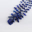 Nugget Lapis Lazuli Gemstone Loose Bead, 3 Strand, 15 Inch In Length, 9x6x3mm, 31x30x5mm, 70.7g