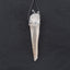 New! Natural Crystal Gemstone 925 Sterling Silver lizard Pendant, lizard Jewelry, 71x16x15mm, 16.6g