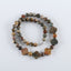 Hand-Woven,1 Strand 20 Inch Natural Multi-Color Picasso Jasper Gemstone Necklace,20x5mm,10mm,77.5g