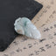 Carved Natural Jade Leaf Gemstone Pendant Bead,Unique Pendant for Necklace,Jewelry DIY Making,43x28x8mm,14.7g