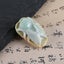 Carved Natural Jade Cicada Gemstone Pendant Bead,Unique Stone Pendant,Jewelry DIY Making,35x22x13mm,16.2g