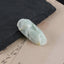 Carved Natural Jade Cicada Gemstone Pendant Bead,Unique Pendant for Necklace,Handmade Jewelry,43x20x12mm,16g