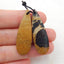 Natural Chohua Jasper Earring Beads 38x13x4mm, 5.7g