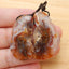 Paire de Boucles d'Oreilles Percées en Agate Naturelle de Forme Libre, 40X14X4mm, 7.5g