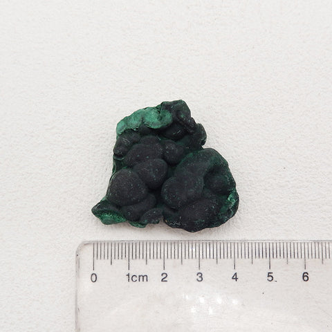 Malachite Specimen, Natural Bright Green Raw Rough Crystal Specimen, Mineral Specimen, Collector Stone, 41x38x13mm, 24.7g