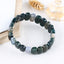 Natural Moss Agate Bracelet 15*10*6mm, 20cm length, 33.2g