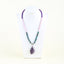 Natural Amethyst, Chrysocolla, Rose Quartz Pendant Beads for Necklace