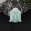 BITEFU Carved Natural Amazonite Buddha Head Gemstone Pendant Bead, 11g