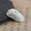 Natural Jadeite Jade Cicada Pendant, Drilled Gemstone Pendant,Gemstone Carving For Jewelry DIY Making Charm Gift Accessories,40×22×13mm,19.4g