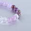 Handmade Natural Gemstone Bracelet, Unique Jewelry Gift, Colorful Bracelet, 18cm, 10/11mm, 27.4g