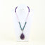 Natural Amethyst, Chrysocolla, Rose Quartz Pendant Beads for Necklace