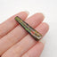 New! Natural Ammolite Gemstone Cabochon,Semi Precious Gemstones for Jewelry Making,36x8x4mm,2.4g