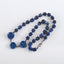 1 Strand 18.5 Inch Lapis Lazuli Gemstone Necklace,Unique Gemstone Necklace,Best Gemstone Jewelry Gift,17x8mm,10x4mm 56.2g