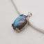 Silver Accessories! Natural Labradorite Gemstone With Silver 925 Pendant, Popular Gemstone Pendant, 21x14x8mm, 4.4g