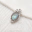 Silver Accessories! Natural Labradorite Gemstone With Silver 925 Pendant, Popular Gemstone Pendant For Necklace, 26x13x6mm, 2.8g