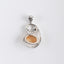 New Arrival!Handmade Jewelry Sterling Silver 925 Yellow Quartz Pendant,30×18×6mm,4.3g