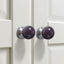 Gomggsale Natural Stone Nine Planet Crystal Handle - Wardrobe Door Handle Cabinet Shoe Cabinet Single Hole Small Handle