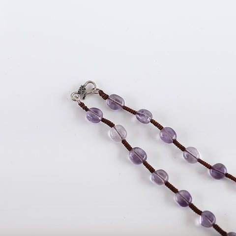 1 Strand 17 Inch Drusy Amethyst Gemstone Pendant Beads Necklace, Best Gemstone Jewelry For Gift, 21x21x17mm, 8x7x5mm, 55.2g