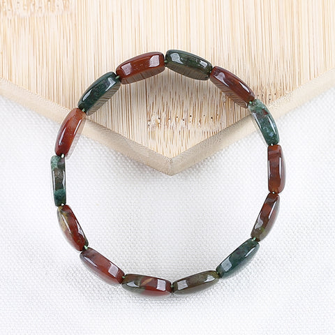 Natural Ocean Jasper Bracelet 18*15*6mm, 21cm length, 39g