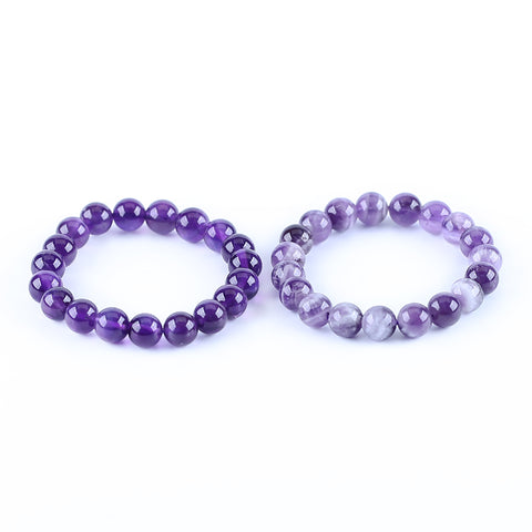 Natural Amethyst Bracelet 11*11*11mm, 19cm length, 31g