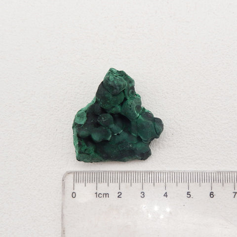 Malachite Specimen, Natural Bright Green Raw Rough Crystal Specimen, Mineral Specimen, Collector Stone, 40x34x17mm, 28.7g