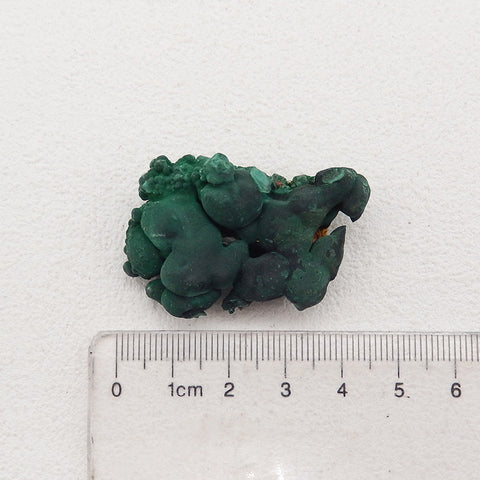 Malachite Specimen, Natural Bright Green Raw Rough Crystal Specimen, Mineral Specimen, Collector Stone, 28x27x12mm, 21.1g