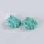 1 PC Carved Turquoise Gemstone Pendant Beads(Top to Bottom),Drill Gemstone Pendant, Handmade Jewelry,13×15×6mm,3.8g