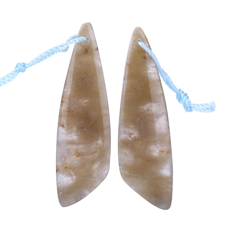 Natural Ocean Jasper Earring Beads 35x10x4mm, 4.8g