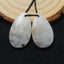 Natural Crazy Lace Agate Earring Beads 20x12x4mm, 3.8g