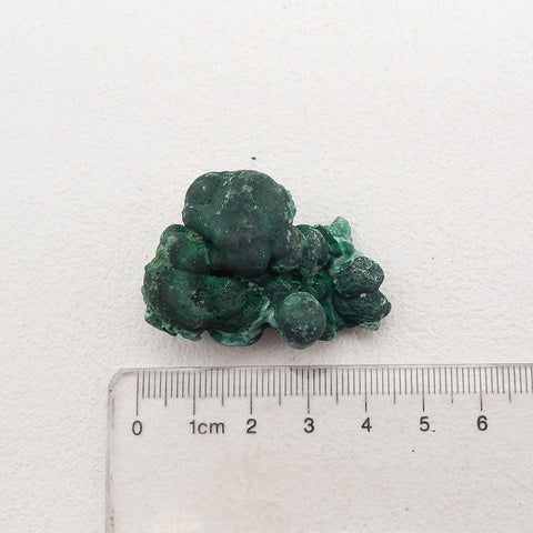 Malachite Specimen, Natural Bright Green Raw Rough Crystal Specimen, Mineral Specimen, Collector Stone, 40x29x16mm,27.2g