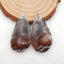 Natural Crazy Lace Agate Earring Beads 38x20x5mm, 11.3g