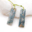 Natural Ocean Jasper Earring Beads 38x11x4mm, 6.6g