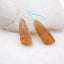 Perles de boucle d'oreille en agate naturelle, 30 x 12 x 5 mm, 6,9 g