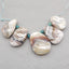 5 PCS Natural Crazy Lace Agate Pendant Bead 32*24*9mm, 5*5mm, 37.8g