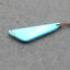 Perle pendentif turquoise, 33x10x4mm, 1.9g