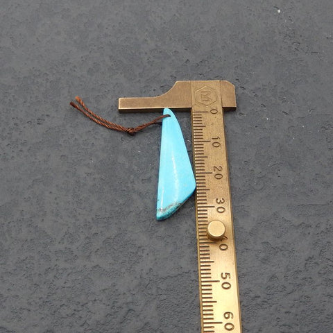 绿松石吊坠，33x10x4mm，1.9g